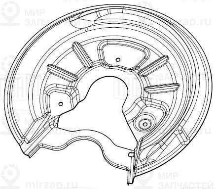 Запчасть TRIALLI BDSP2584