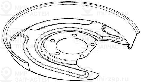 Запчасть TRIALLI BDSP2588