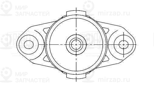 Опора стойки амортизатора TRIALLI SA0576