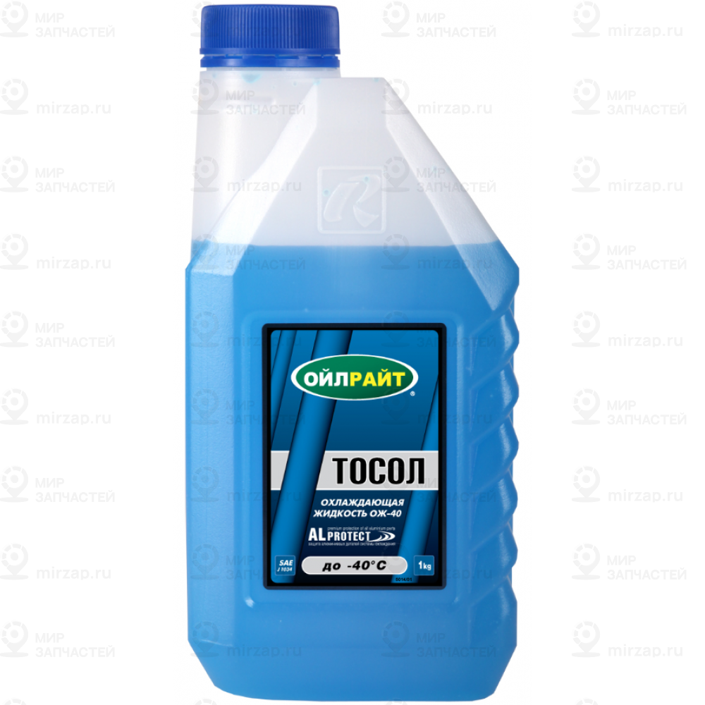 Охлаждающая жидкость OILRIGHT Тосол -40, 1кг OILRIGHT 5014