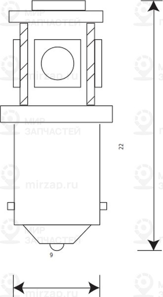 Запчасть Маяк 12T8W5SMD