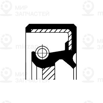 Запчасть CORTECO 19036791B