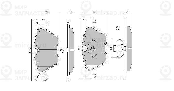 Запчасть FREMAX FBP1397