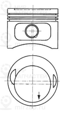 Запчасть KOLBENSCHMIDT 93968600