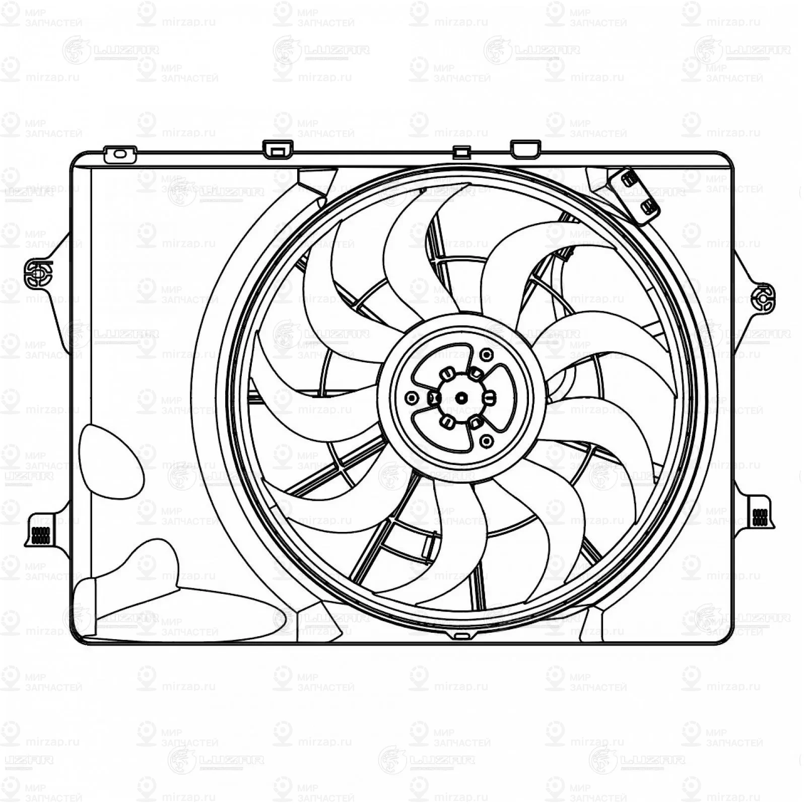 Запчасть LUZAR LFK0833