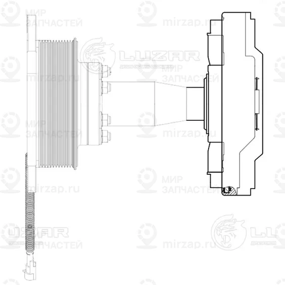 Запчасть LUZAR LMC1602