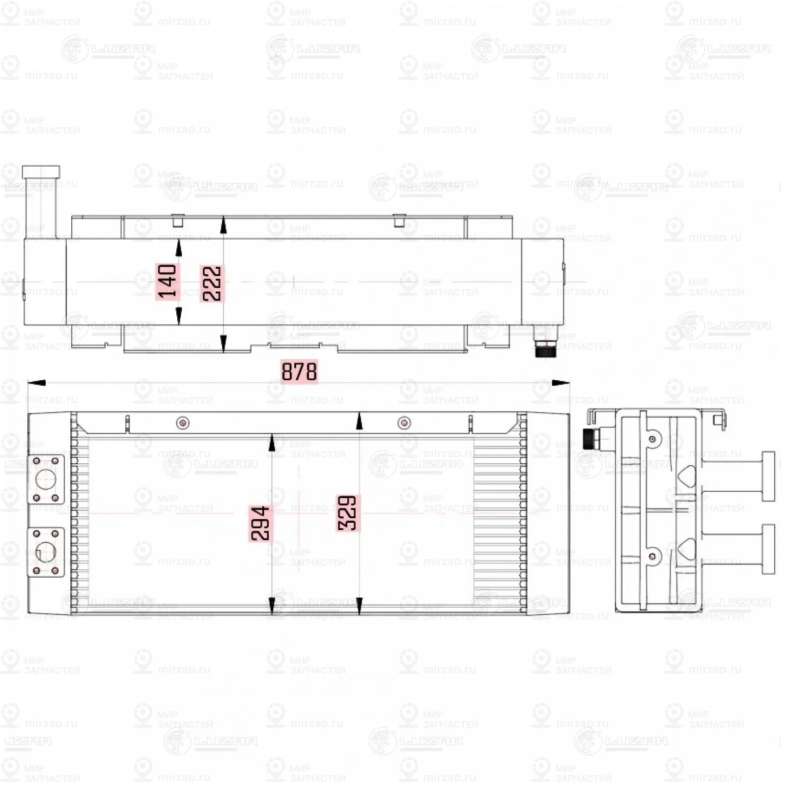 Запчасть LUZAR LOC3105