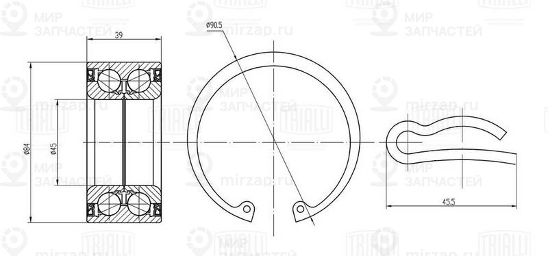Запчасть TRIALLI CS1815