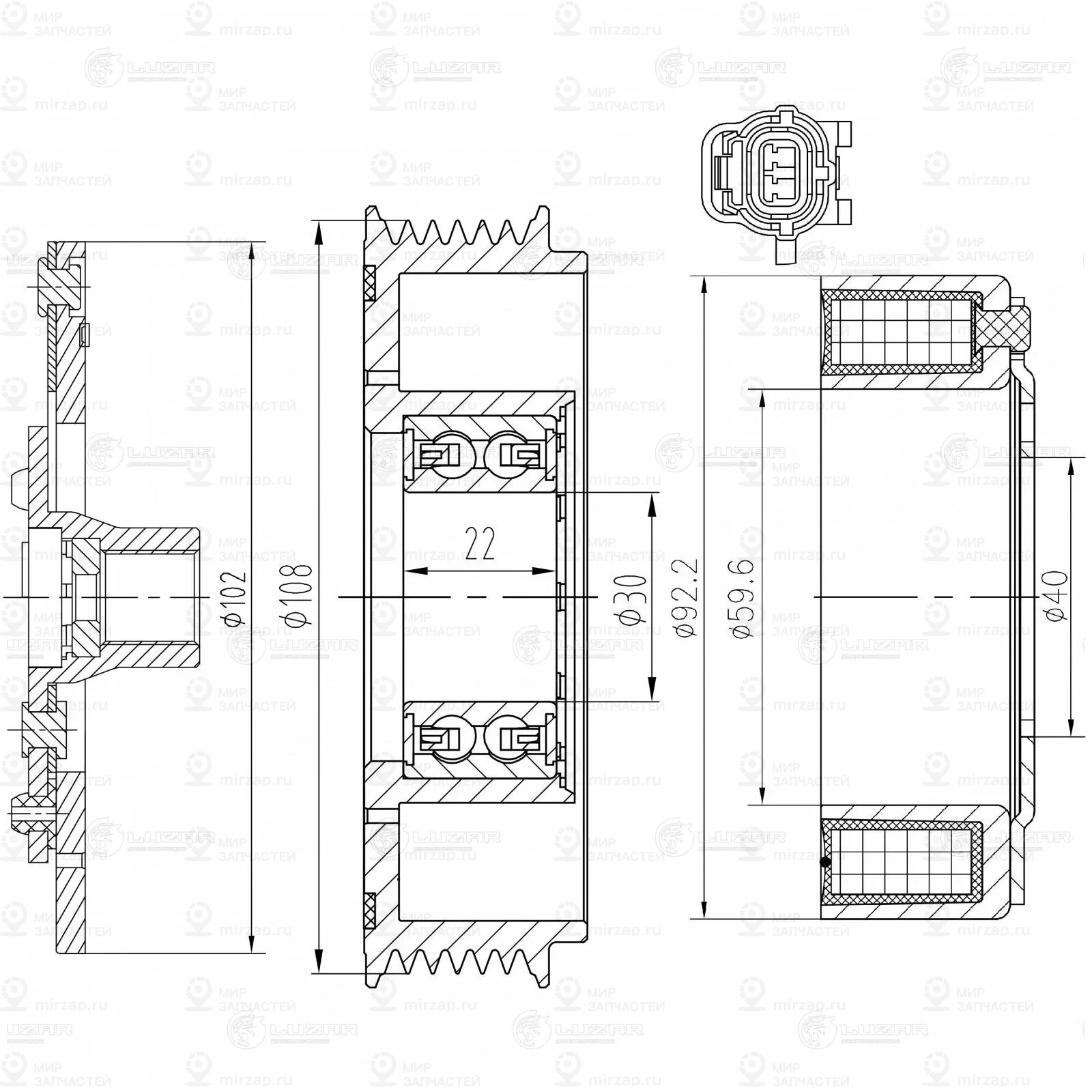 Запчасть LUZAR LMAC0194