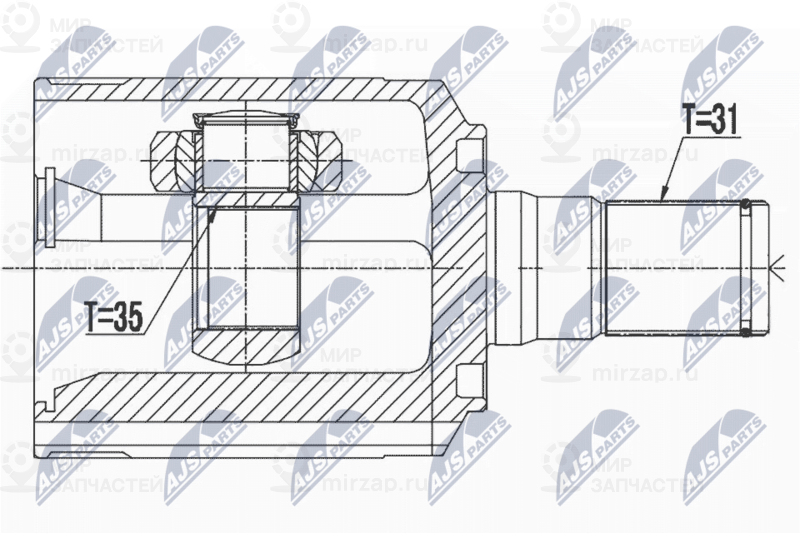 Запчасть NTY NPWHY525