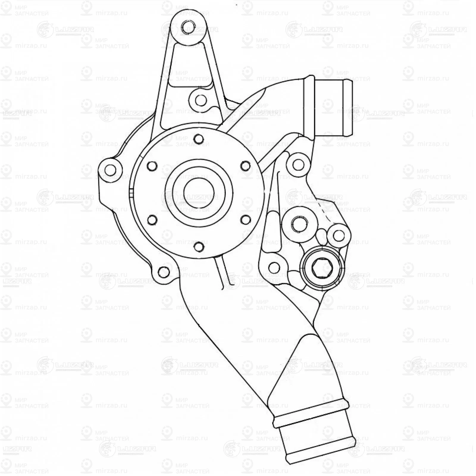 Запчасть LUZAR LWP1211