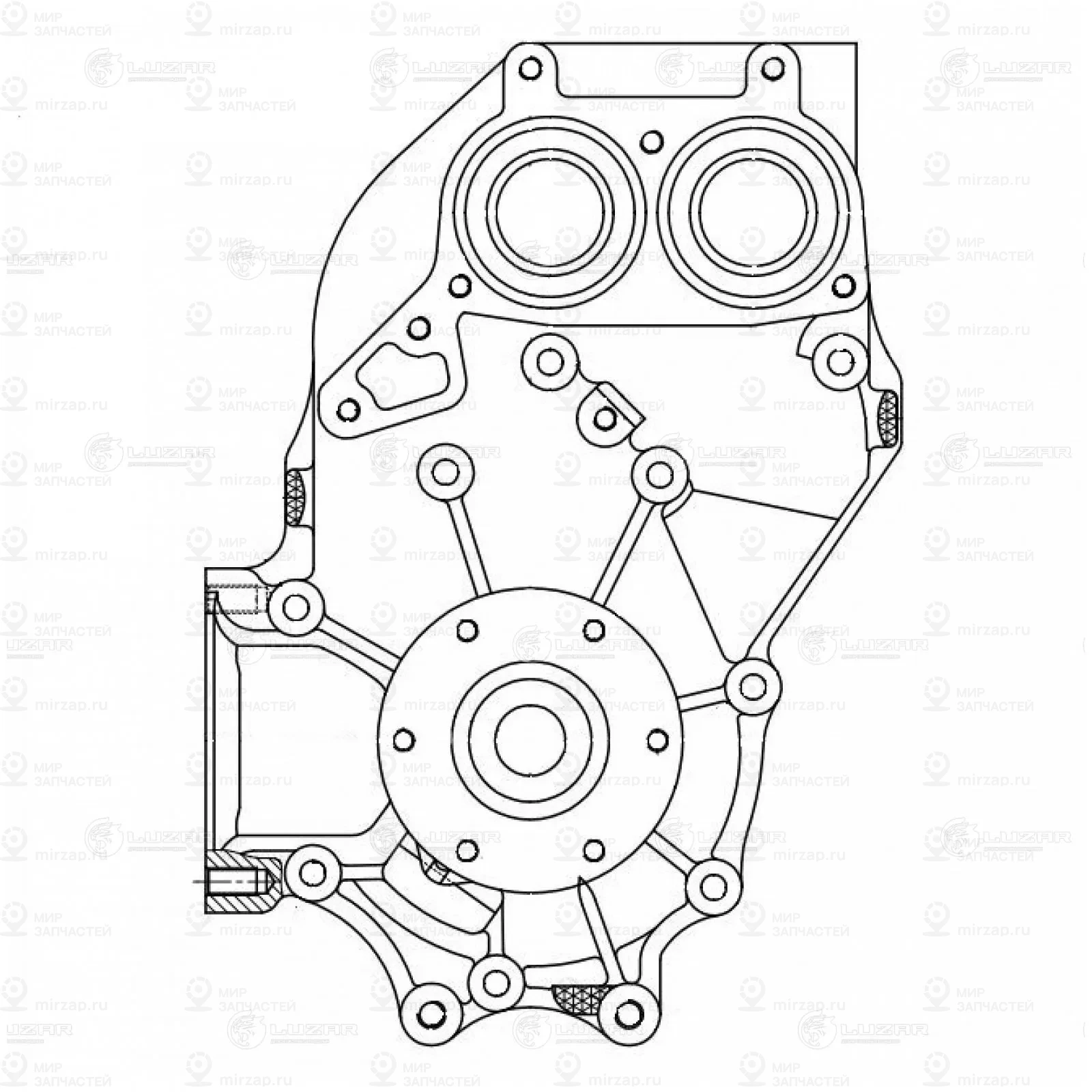 Запчасть LUZAR LWP1554