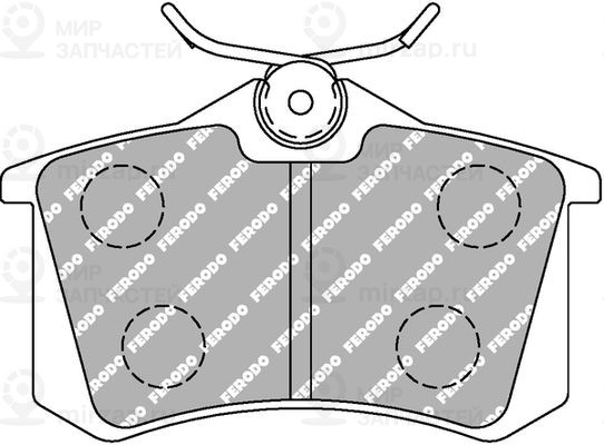 Запчасть FERODO FCP541R