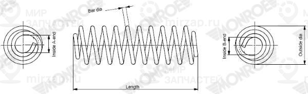 Запчасть MONROE SP3069