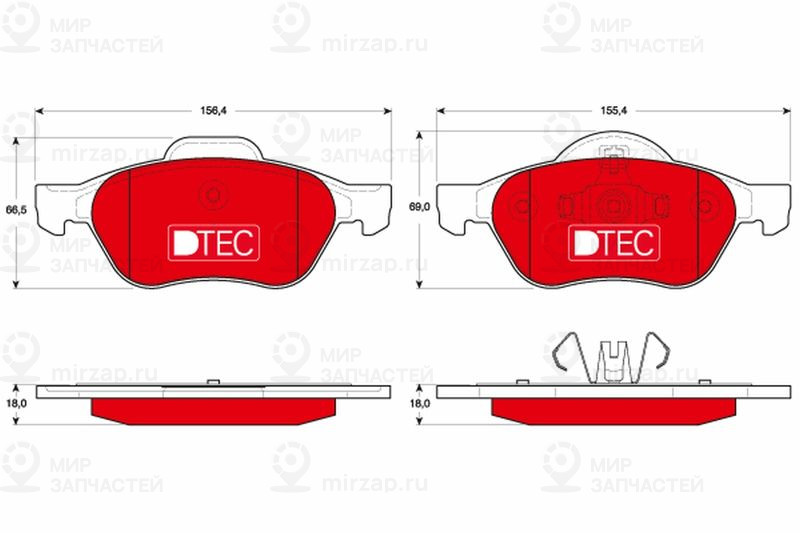 Запчасть TRW GDB1687DTE