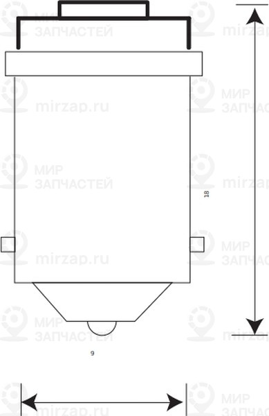 Запчасть Маяк 12T8W1SMD