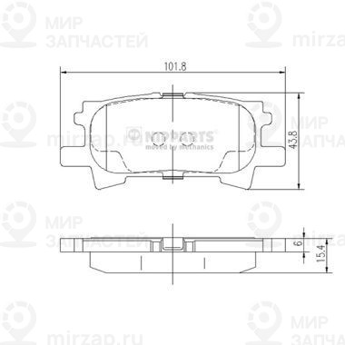 Запчасть NIPPARTS J3612031
