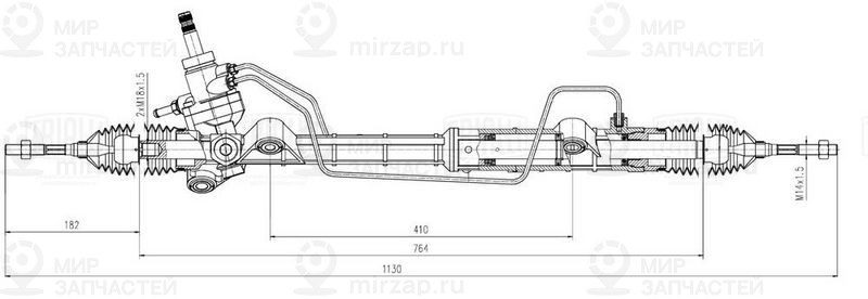 Рулевой механизм TRIALLI CRS2506
