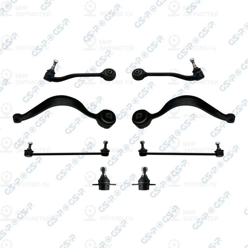 Ремкомплект, поперечный рычаг подвески GSP S990003SK