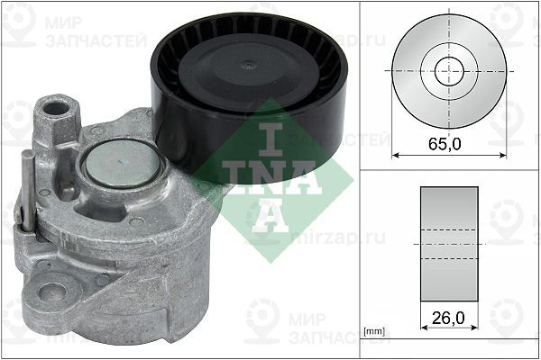 Натяжитель ремня, клиновой зубча INA 534068810