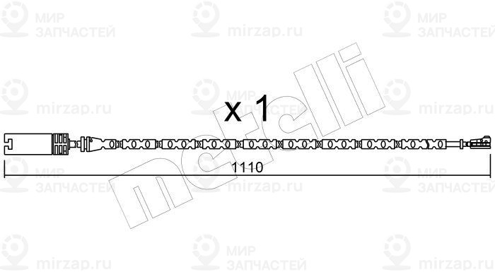 Запчасть METELLI SU303