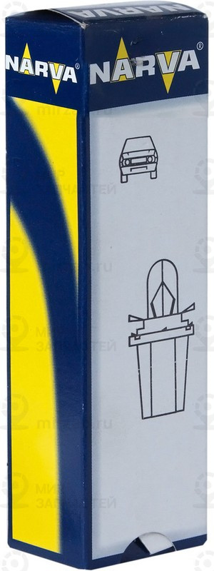 Лампа накаливания, освещение щитка приборов NARVA 170393000