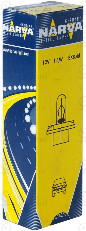 Лампа накаливания, освещение щитка приборов NARVA 170463000