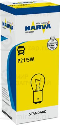 Лампа накаливания, фонарь указателя поворота NARVA 179253000