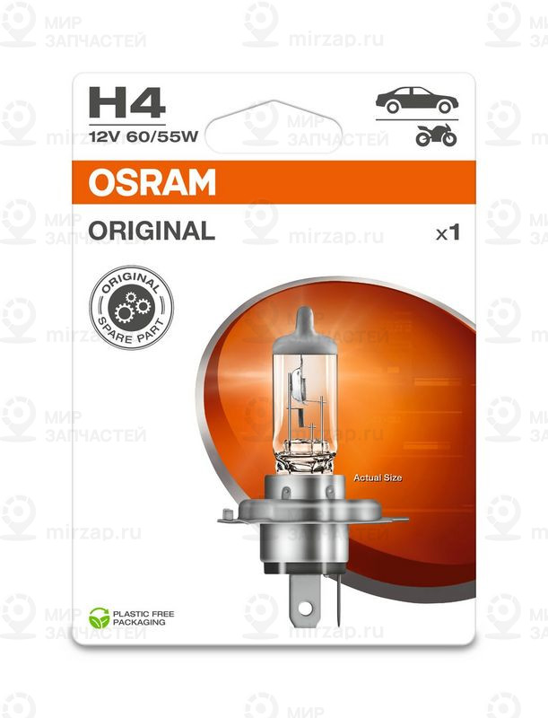 Лампа накаливания, фара дальнего света OSRAM 641931BL