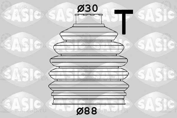 Комплект пыльника, приводной вал SASIC 1906149