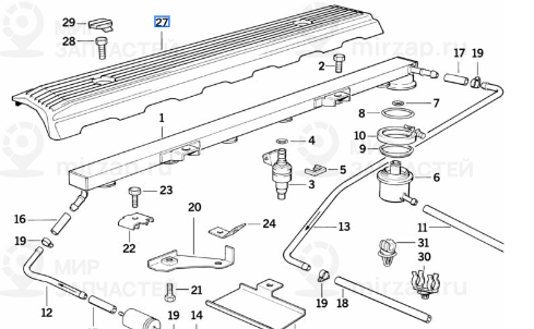 Защитный кожух
 BMW 13531735750