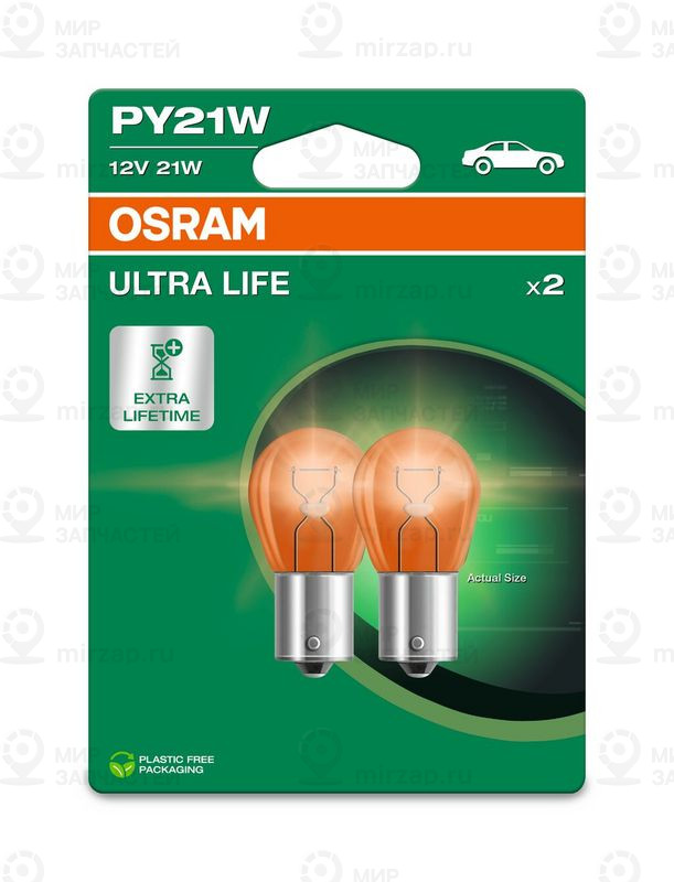 Лампа накаливания, фонарь указателя поворота OSRAM 7507ULT2BL