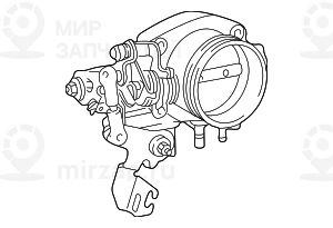 Корпус дроссельной заслонки! заменен на 13541433385
 BMW 13541433237