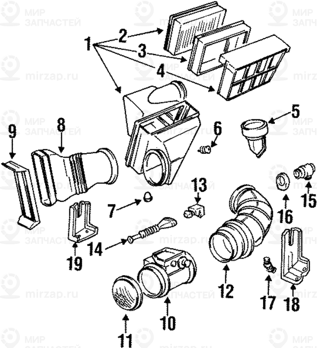 гофрированный кожух
 BMW 13541738757
