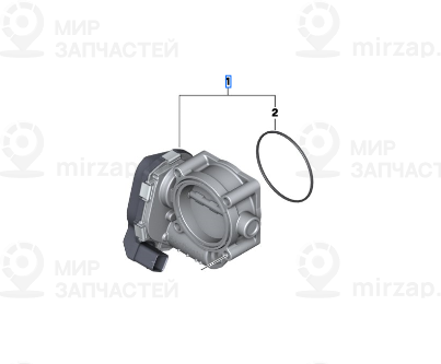 Корпус Дроссельной Заслонки
 BMW 13547555944