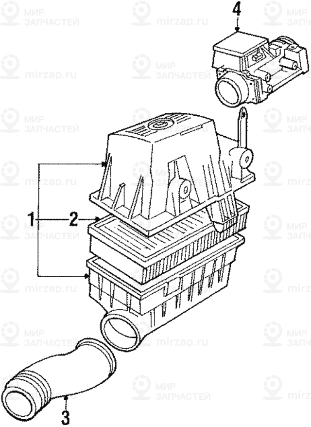 Возвратный расходомер воздуха
 BMW 13627547977