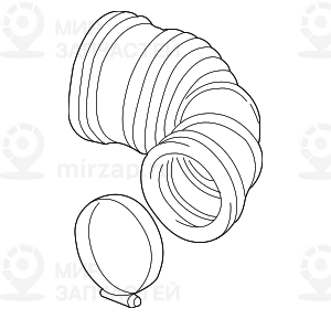 гофрированный кожух
 BMW 13711247031