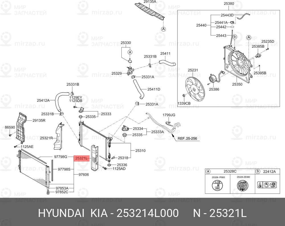 Запчасть HYUNDAI 253214L000