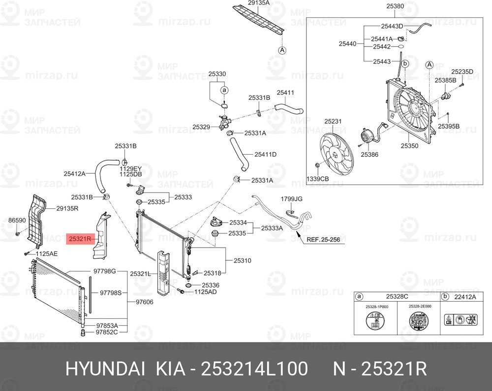 Запчасть HYUNDAI 253214L100
