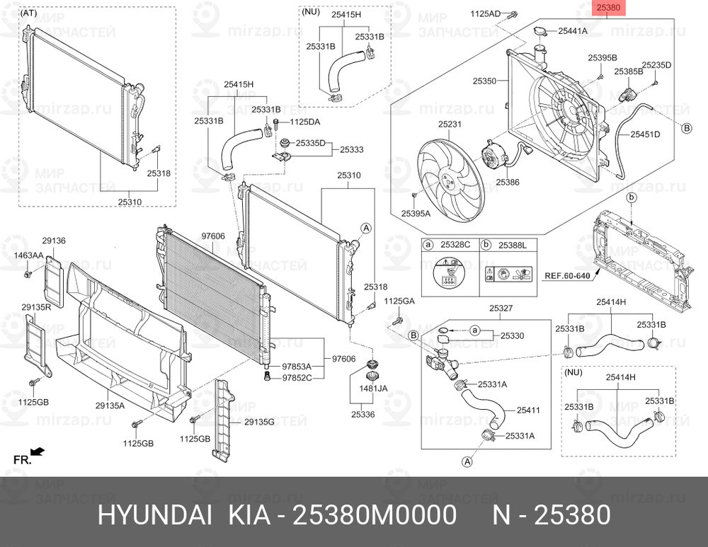 Запчасть HYUNDAI 25380M0000