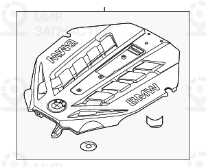 Звукоизоляционный кожух
 BMW 13717577456