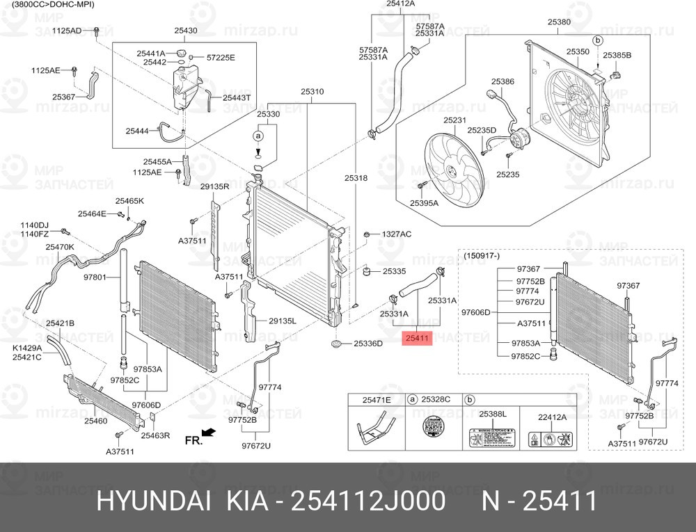 Запчасть HYUNDAI 254112J000