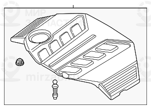 Звукоизоляционный кожух
 BMW 13717589646