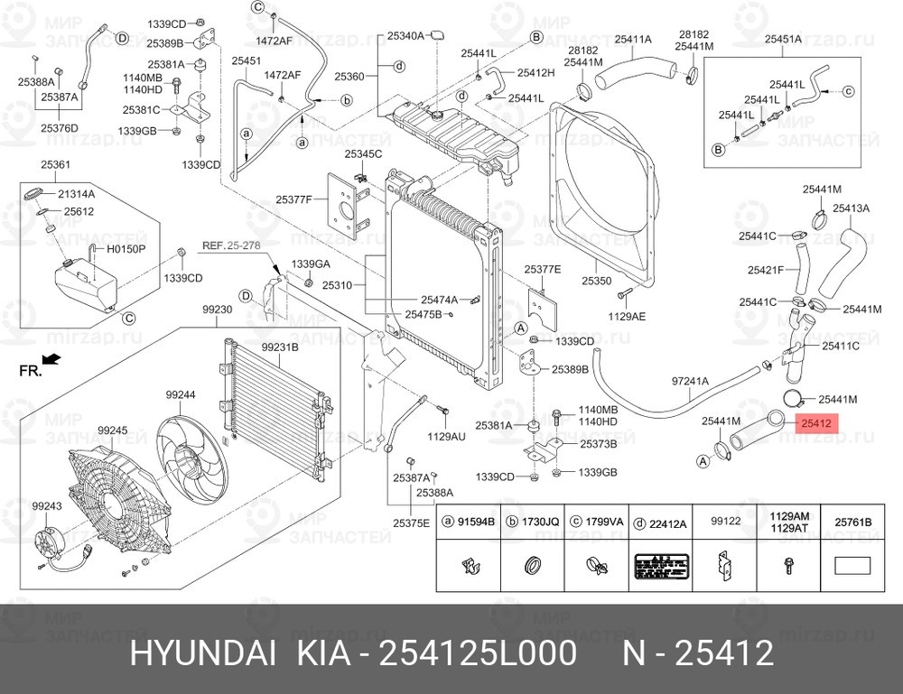 Запчасть HYUNDAI 254125L000