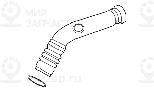 Воздуховод наддувочного воздуха
 BMW 13717597591
