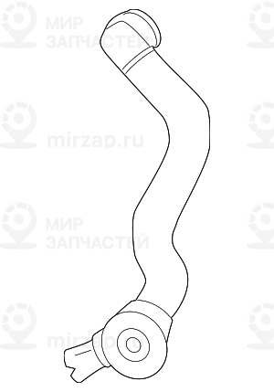 Трубка рецирк.воздуха в реж. прин.х.х.
 BMW 13717600025