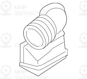 Гофрированный чехол с резонатором
 BMW 13717601873