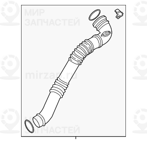 Воздуховод наддувочного воздуха
 BMW 13717605044