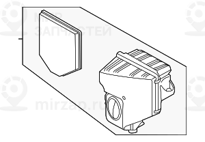 Глушитель шума всасывания воздуха
 BMW 13717616932