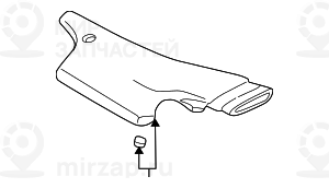 Кожух воздухозаборника
 BMW 13717830100